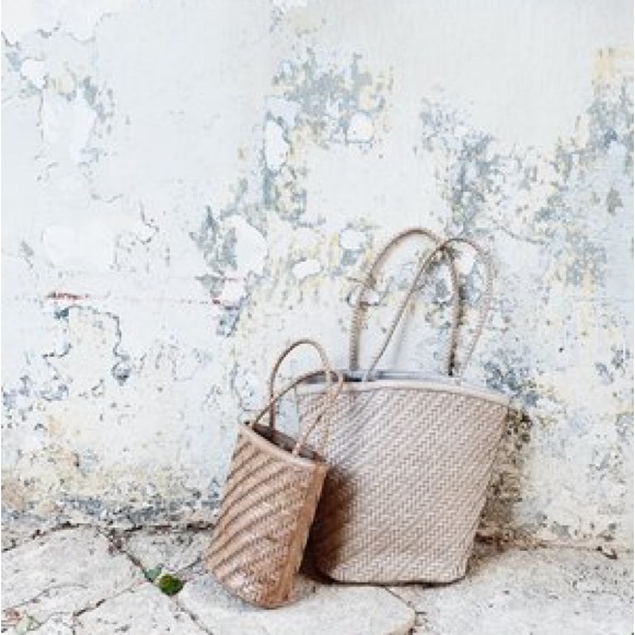 EUC Bembien Jeanne Tote Bag Cream Medium Size - Picture 2 of 13